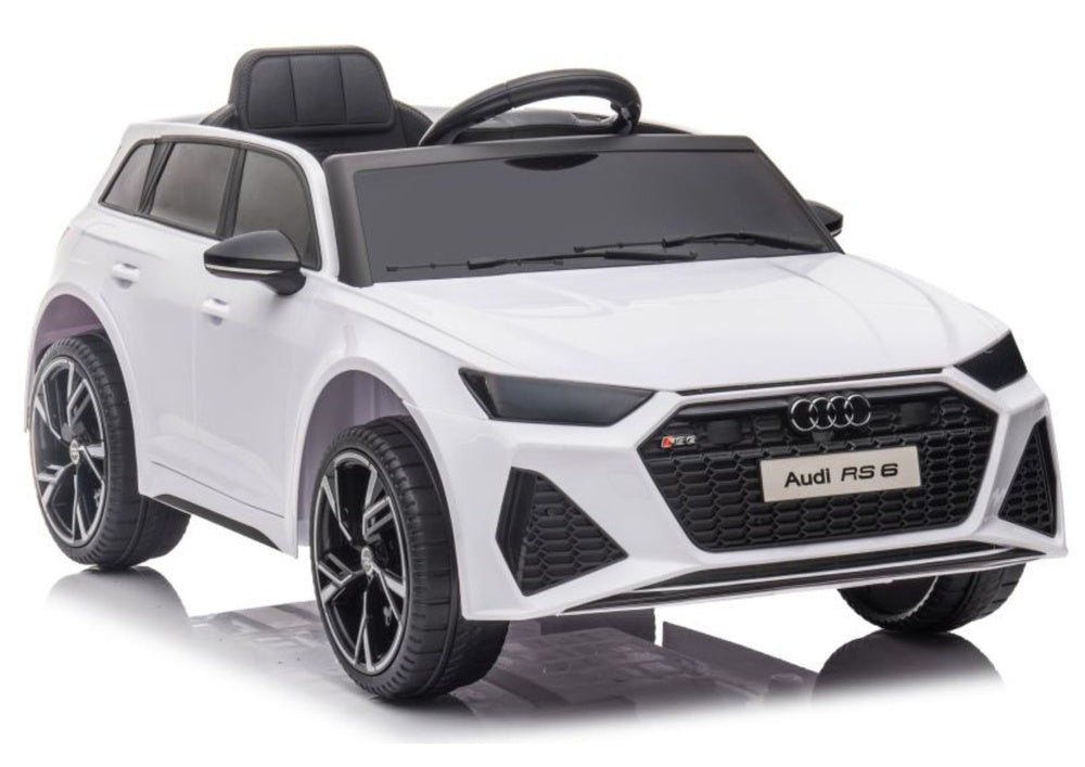 Elektrické autíčko Audi RS6 pro děti – BRD-2118 bílé