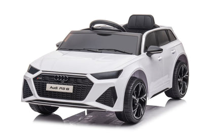 Elektrické autíčko Audi RS6 pro děti – BRD-2118 bílé