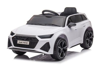 Elektrické autíčko Audi RS6 pro děti – BRD-2118 bílé