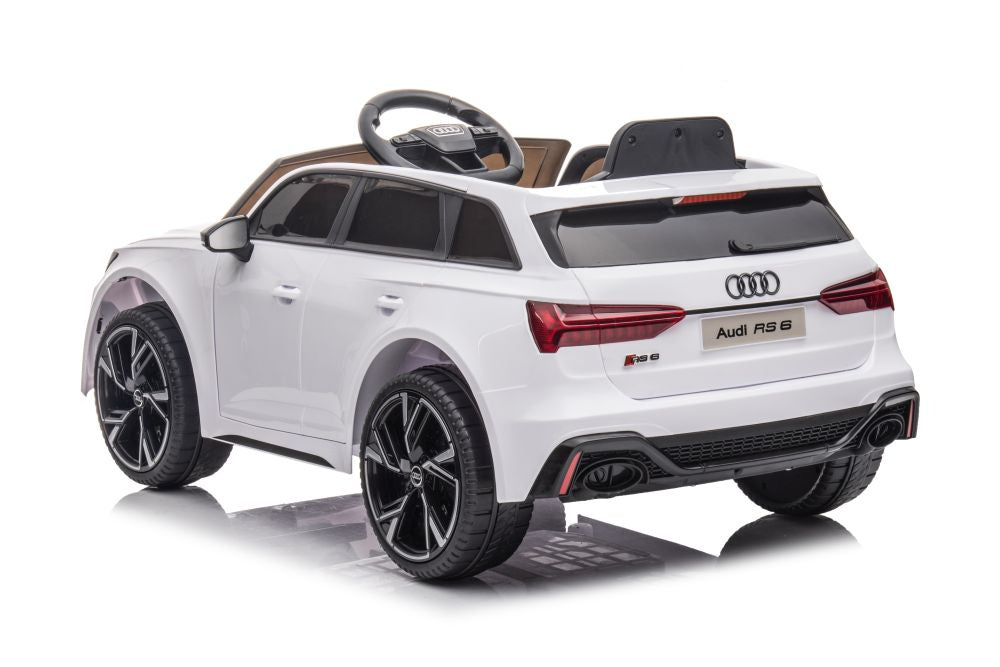 Elektrické autíčko Audi RS6 pro děti – BRD-2118 bílé