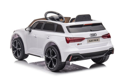 Elektrické autíčko Audi RS6 pro děti – BRD-2118 bílé