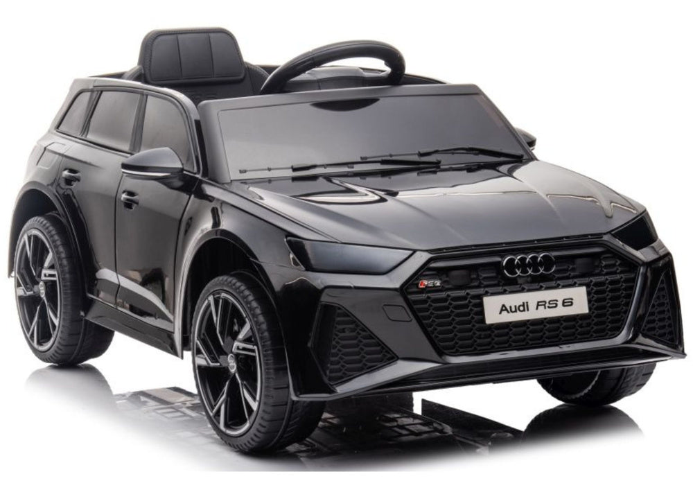 Elektrické autíčko Audi RS6 pro děti – černé BRD-2118