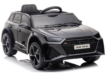 Elektrické autíčko Audi RS6 pro děti – černé BRD-2118