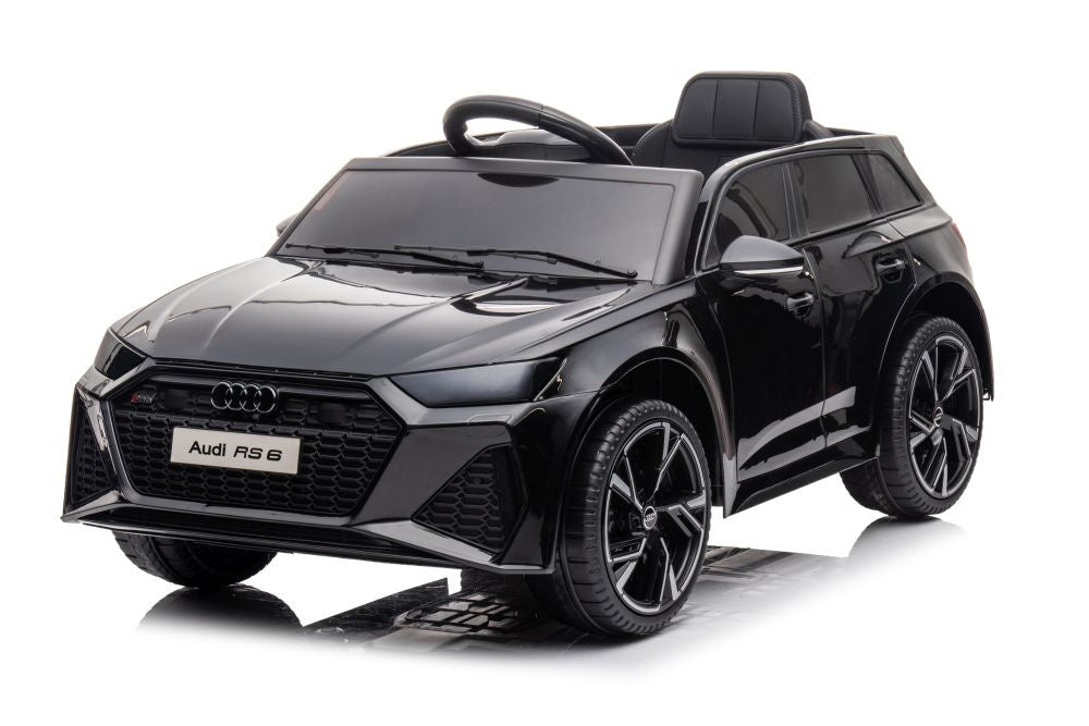 Elektrické autíčko Audi RS6 pro děti – černé BRD-2118