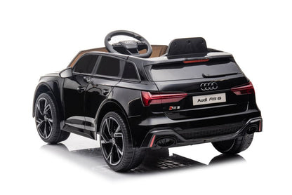 Elektrické autíčko Audi RS6 pro děti – černé BRD-2118