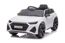 Elektrické autíčko Audi RS6 – s akumulátorem | bílé