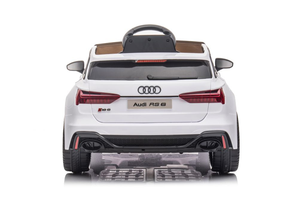Elektrické autíčko Audi RS6 – s akumulátorem | bílé