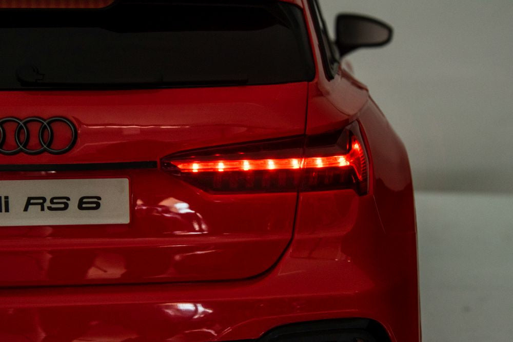 Elektrické autíčko Audi RS6 – s akumulátorem | červené