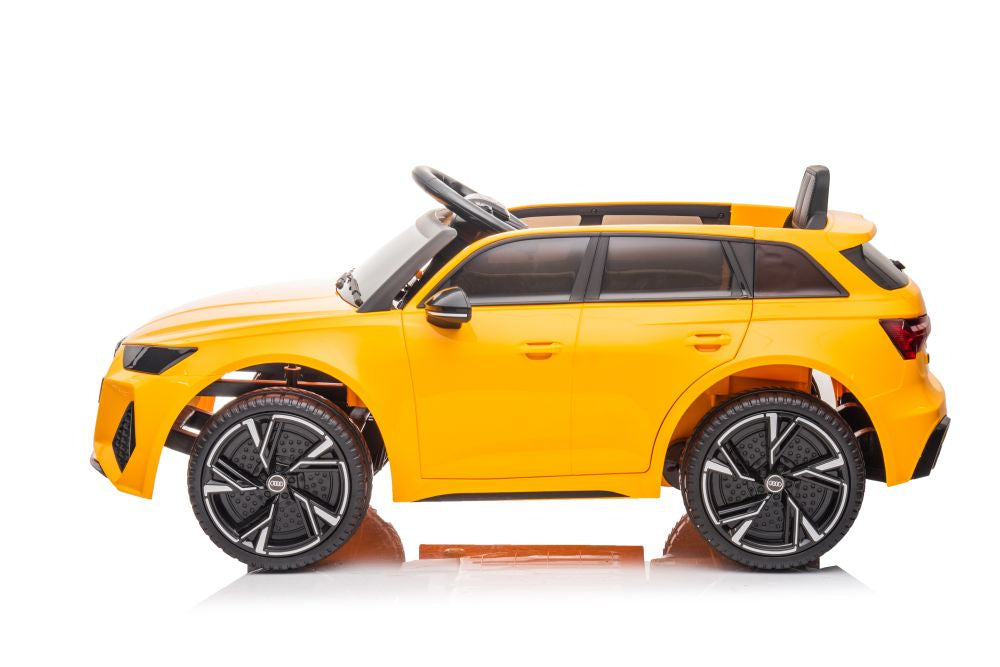 Elektrické autíčko Audi RS6 – s akumulátorem | žluté