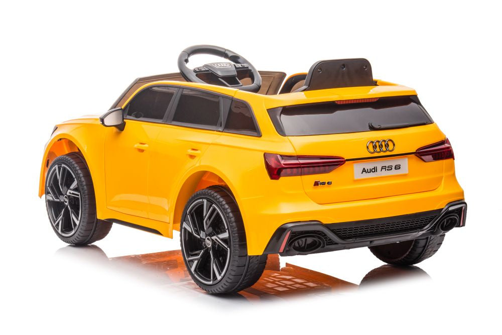 Elektrické autíčko Audi RS6 – s akumulátorem | žluté