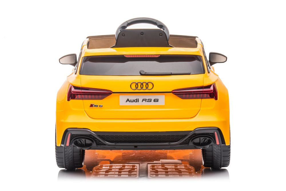 Elektrické autíčko Audi RS6 – s akumulátorem | žluté