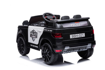 Elektrické autíčko BBH-021 policie černé – s dálkovým ovládáním