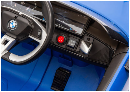 Elektrické autíčko BMW i4 4x4 pro děti s dálkovým ovládáním – modré