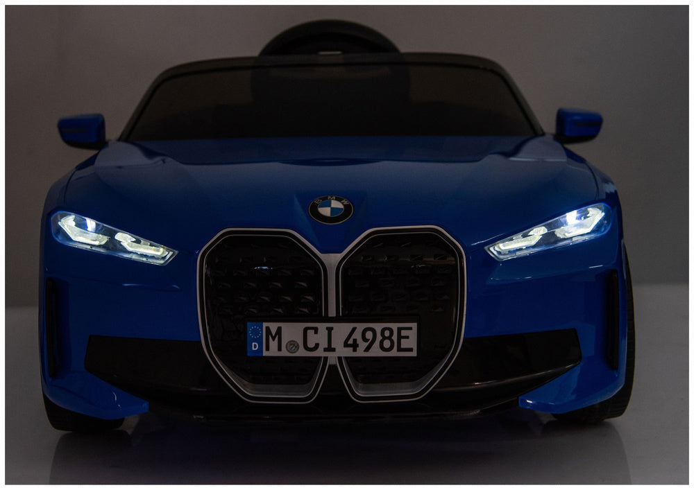 Elektrické autíčko BMW i4 4x4 pro děti s dálkovým ovládáním – modré