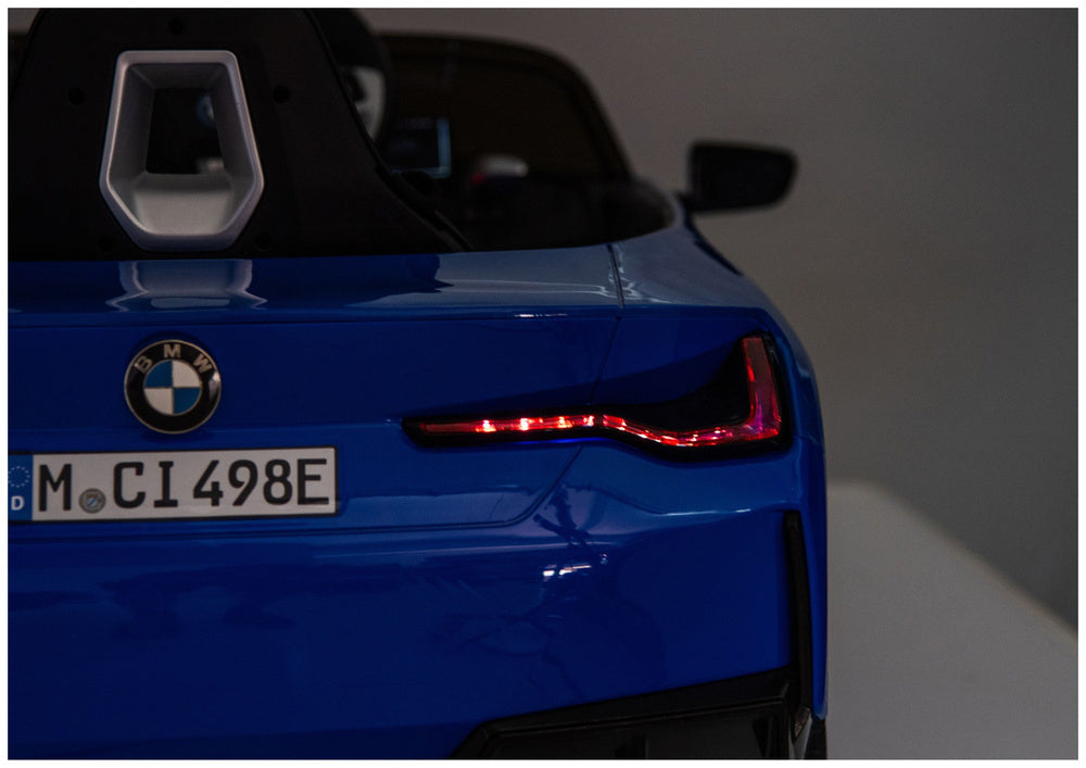 Elektrické autíčko BMW i4 4x4 pro děti s dálkovým ovládáním – modré