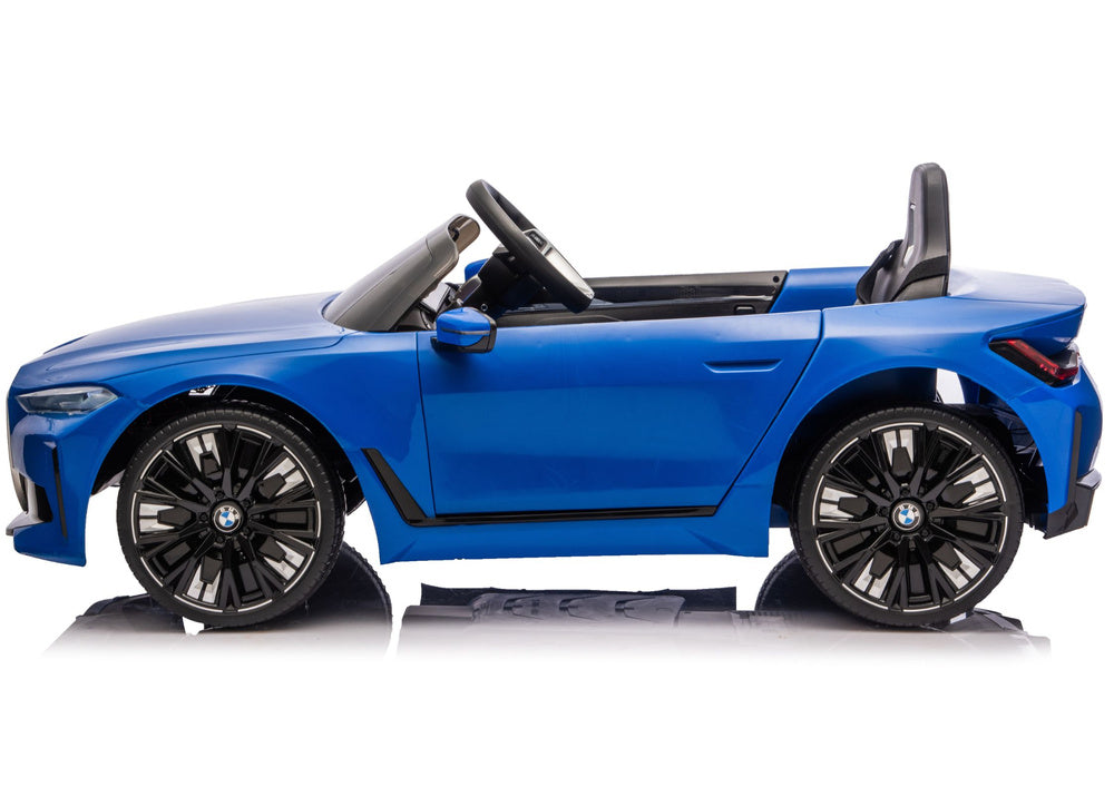 Elektrické autíčko BMW i4 4x4 pro děti s dálkovým ovládáním – modré