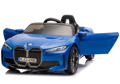 Elektrické autíčko BMW i4 4x4 pro děti s dálkovým ovládáním – modré