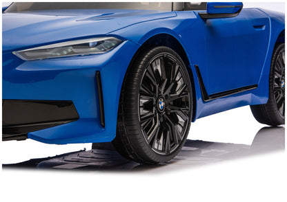 Elektrické autíčko BMW i4 4x4 pro děti s dálkovým ovládáním – modré