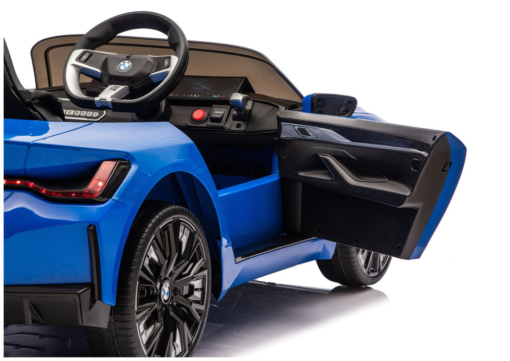 Elektrické autíčko BMW i4 4x4 pro děti s dálkovým ovládáním – modré