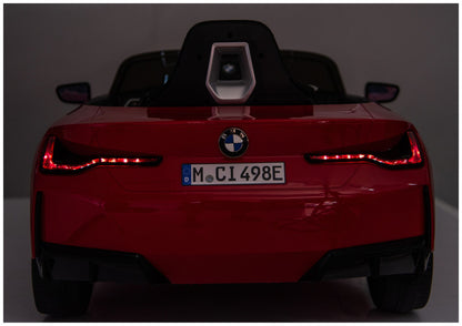 Elektrické autíčko BMW i4 4x4 s dálkovým ovládáním – červené
