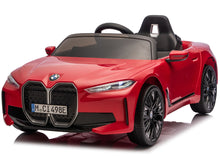 Elektrické autíčko BMW i4 4x4 s dálkovým ovládáním – červené
