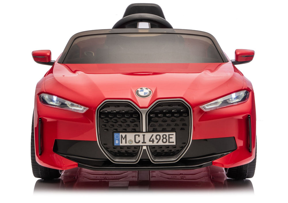 Elektrické autíčko BMW i4 4x4 s dálkovým ovládáním – červené