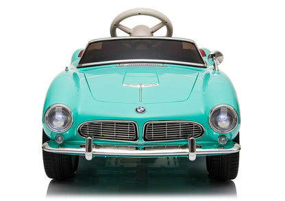 Elektrické autíčko BMW Retro SX1938 pro děti – světle modré