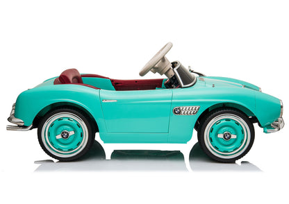 Elektrické autíčko BMW Retro SX1938 pro děti – světle modré