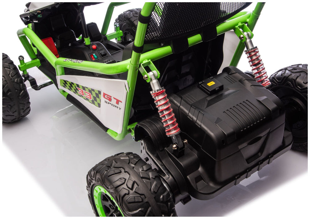 Elektrické autíčko DM-107 24V s tichým motorem – zelené