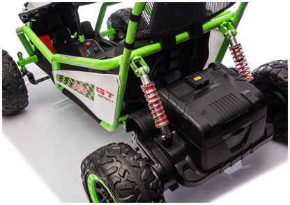 Elektrické autíčko DM-107 24V s tichým motorem – zelené