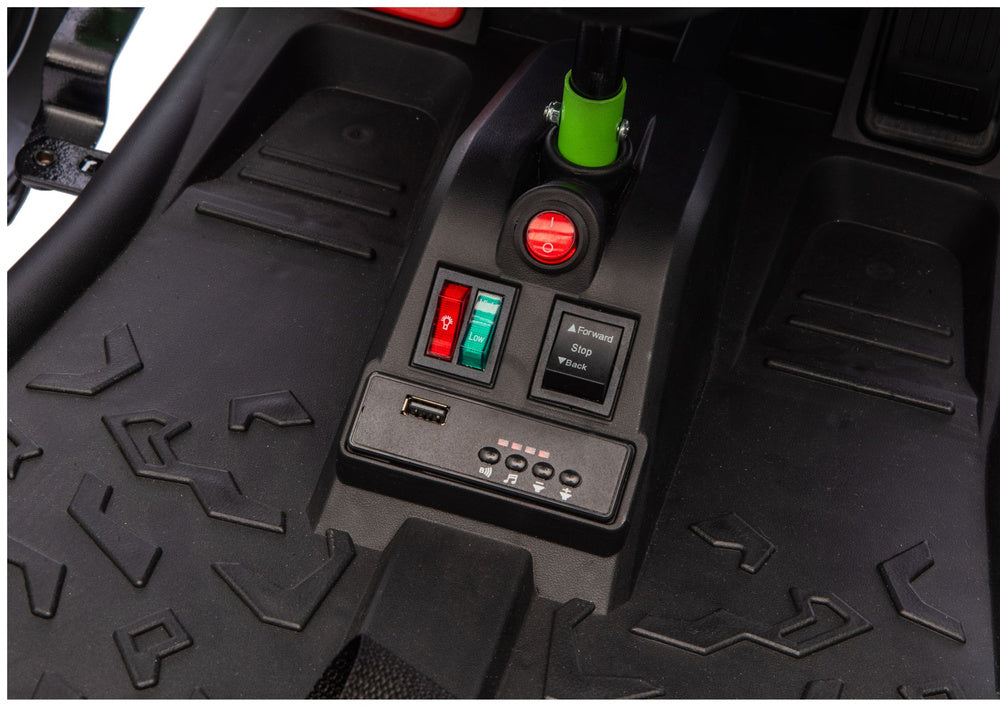 Elektrické autíčko DM-107 24V s tichým motorem – zelené