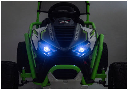 Elektrické autíčko DM-107 24V s tichým motorem – zelené