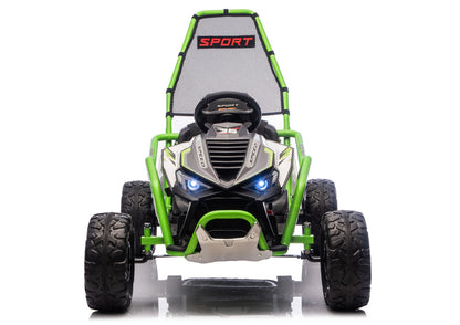 Elektrické autíčko DM-107 24V s tichým motorem – zelené
