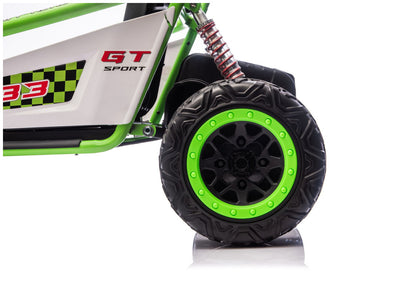 Elektrické autíčko DM-107 24V s tichým motorem – zelené