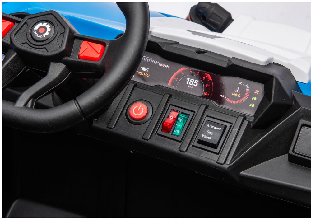 Elektrické autíčko DM-110 24V 4x4 modré s dálkovým ovládáním