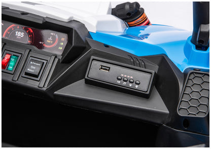 Elektrické autíčko DM-110 24V 4x4 modré s dálkovým ovládáním