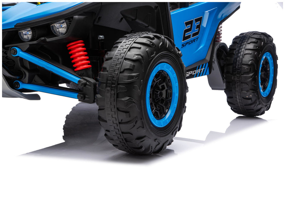 Elektrické autíčko DM-110 24V 4x4 modré s dálkovým ovládáním