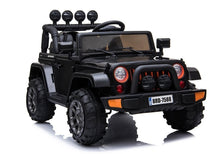 Elektrické autíčko Jeep BRD-7588 černé 4x4 – dálkové ovládání