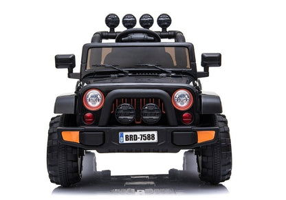 Elektrické autíčko Jeep BRD-7588 černé 4x4 – dálkové ovládání