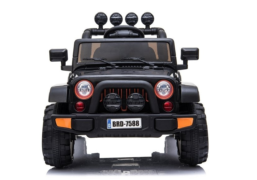 Elektrické autíčko Jeep BRD-7588 černé 4x4 – dálkové ovládání