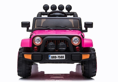 Elektrické autíčko Jeep růžové 4x4 s dálkovým ovládáním – BRD-7588