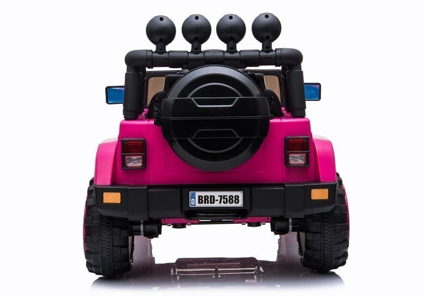 Elektrické autíčko Jeep růžové 4x4 s dálkovým ovládáním – BRD-7588