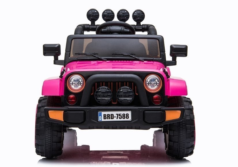 Elektrické autíčko Jeep růžové 4x4 s dálkovým ovládáním – BRD-7588
