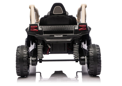 Elektrické autíčko Kawasaki JS330 24V 30kg – černé a béžové