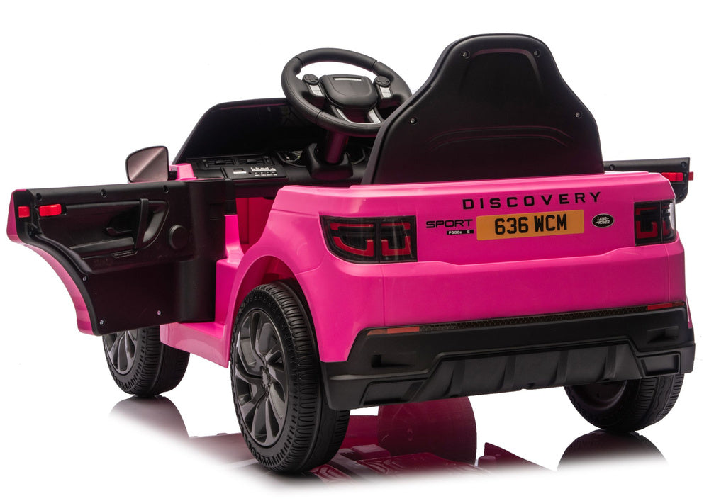 Elektrické autíčko Land Rover Discovery s dálkovým ovládáním – růžové