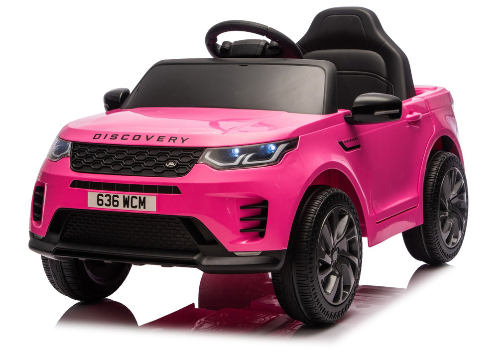 Elektrické autíčko Land Rover Discovery s dálkovým ovládáním – růžové