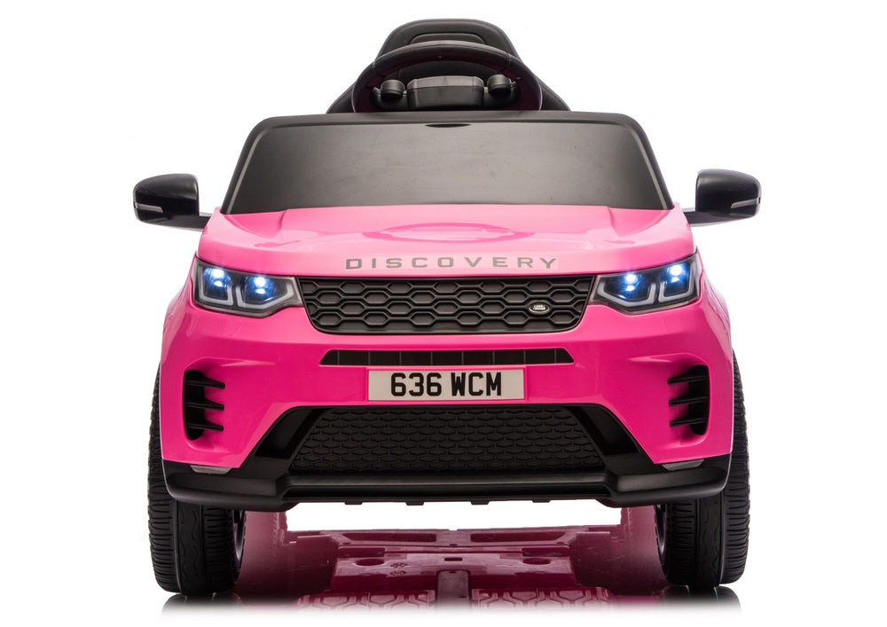 Elektrické autíčko Land Rover Discovery s dálkovým ovládáním – růžové