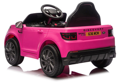 Elektrické autíčko Land Rover Discovery s dálkovým ovládáním – růžové