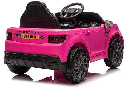 Elektrické autíčko Land Rover Discovery s dálkovým ovládáním – růžové