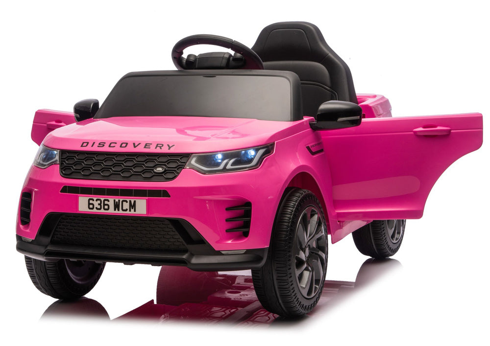 Elektrické autíčko Land Rover Discovery s dálkovým ovládáním – růžové